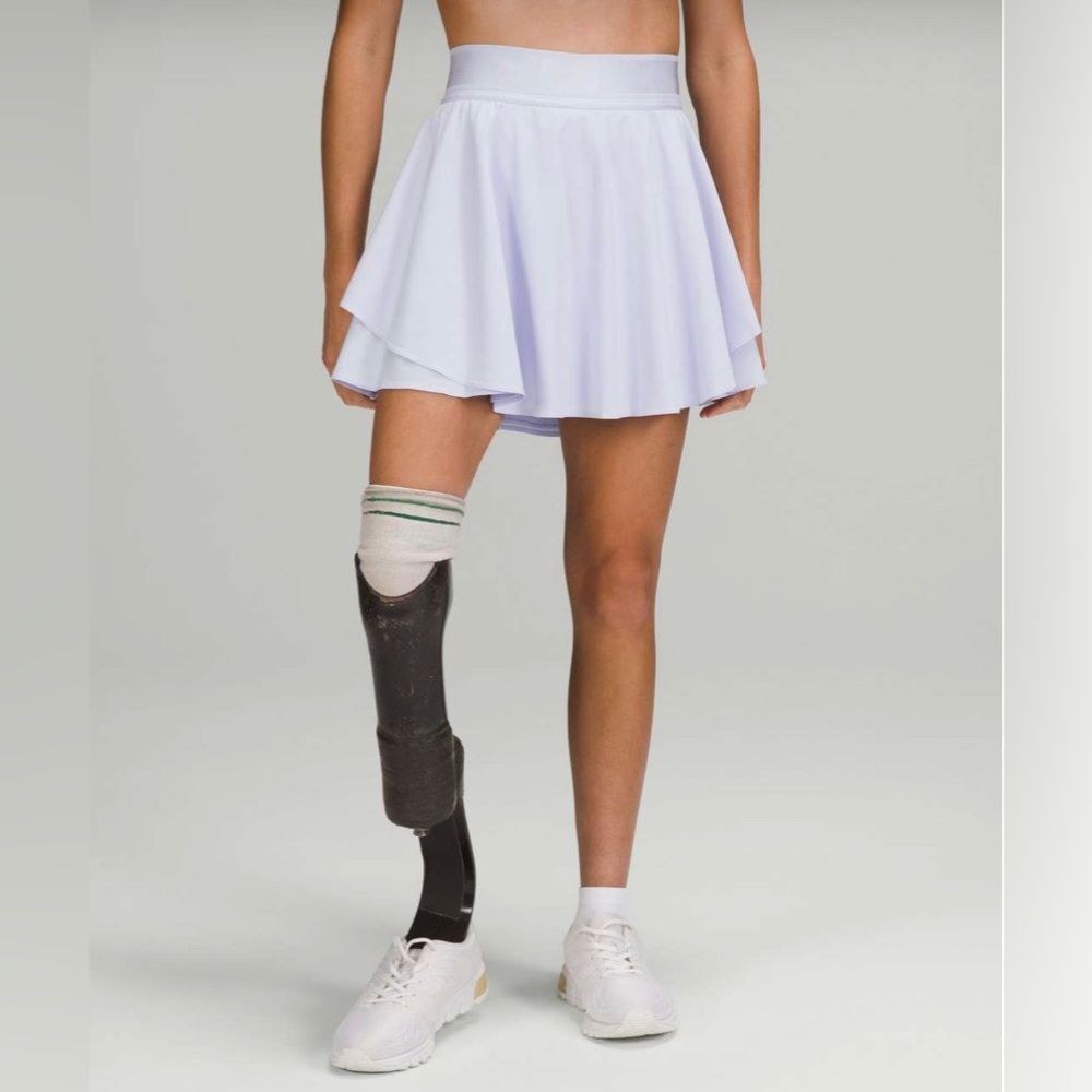 Lululemon Court Rival High-Rise Skirt *Long pastel blue size 4